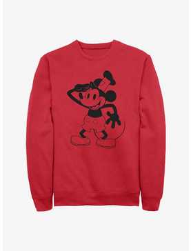 Disney 100 Captain Mickey Sound Cartoon Sweatshirt, , hi-res