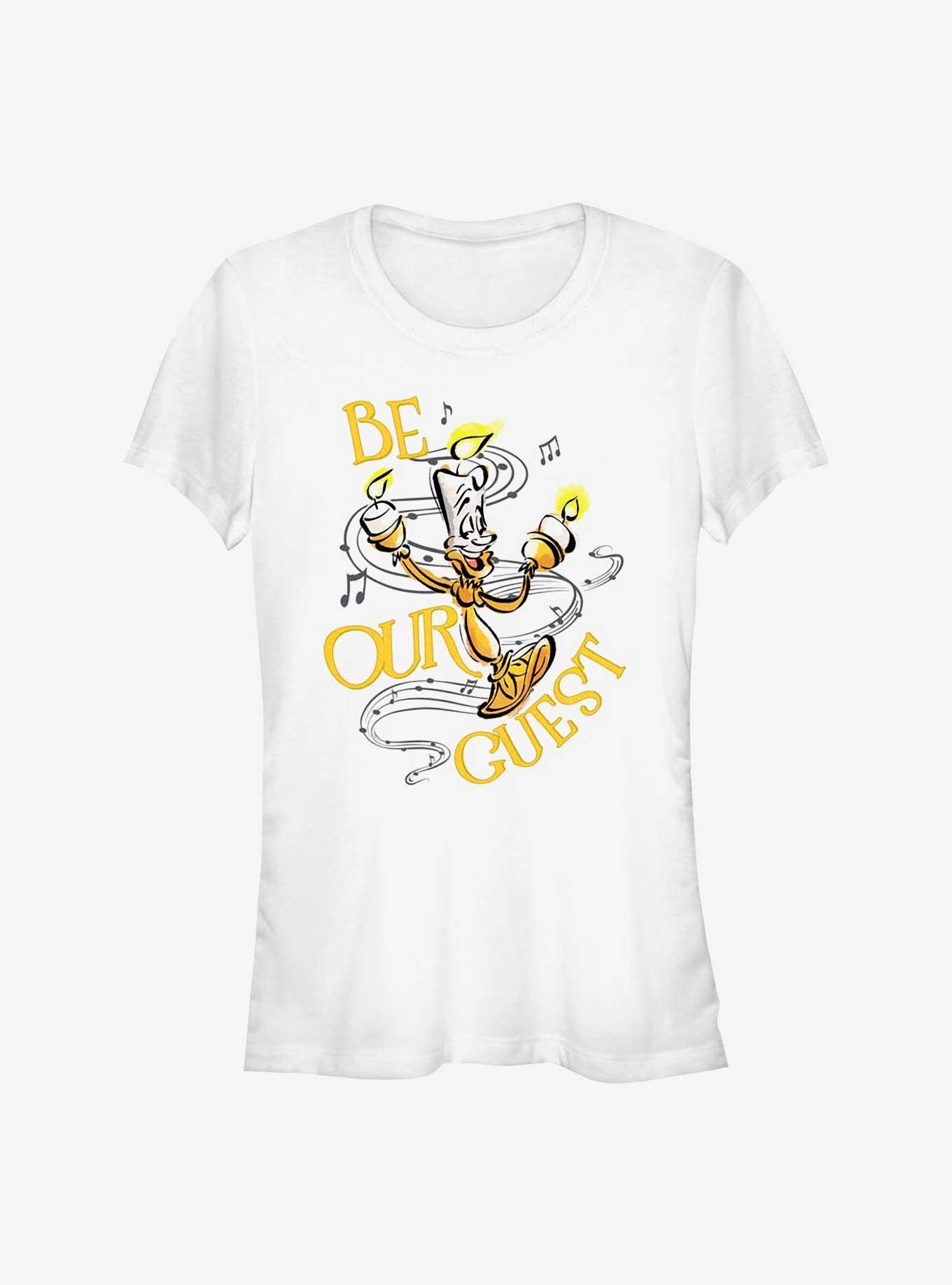 Disney 100 Lumiere Be Our Guest Girls T-Shirt
