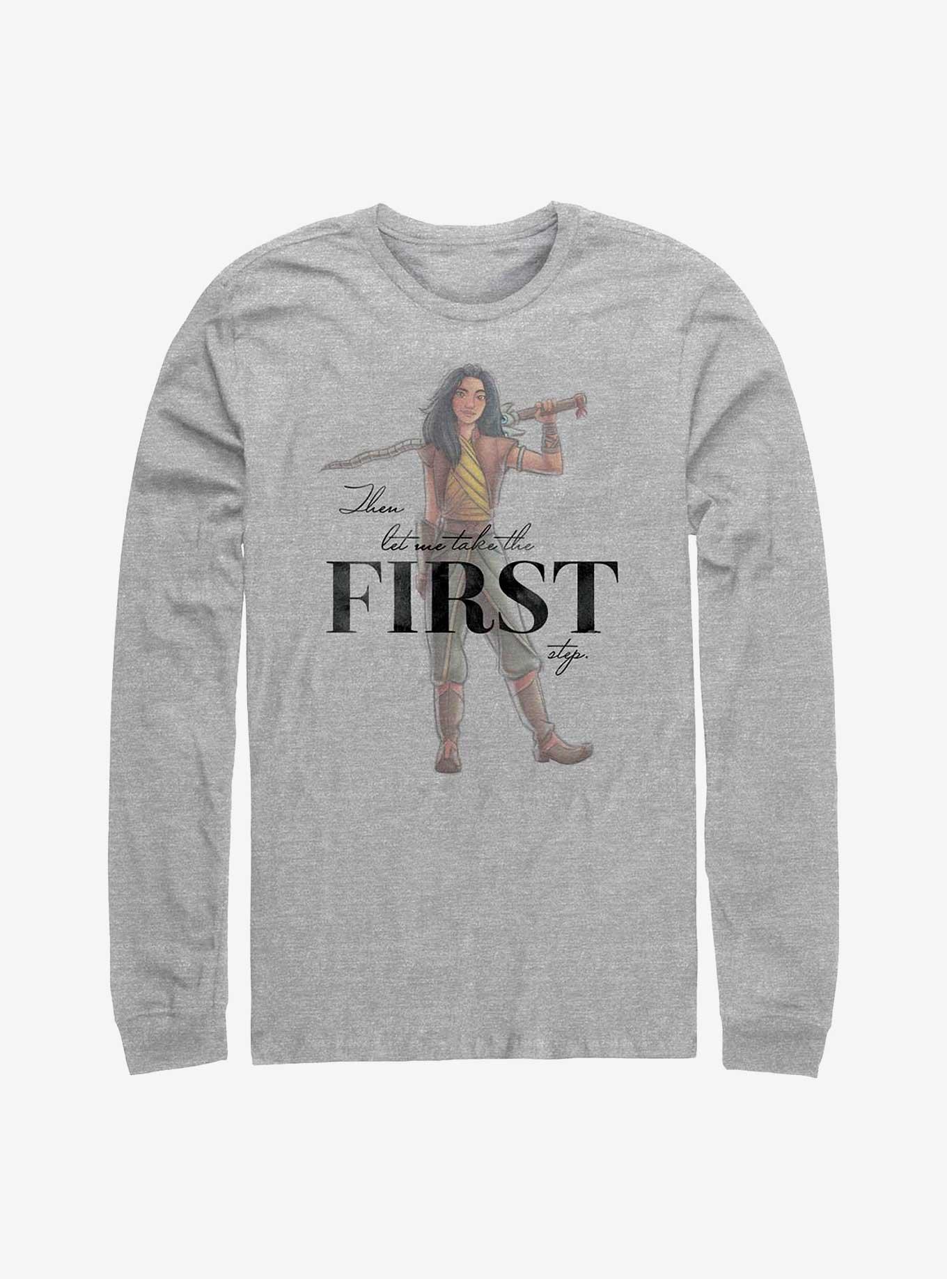 Disney 100 Raya Take The First Step Long-Sleeve T-Shirt, , hi-res