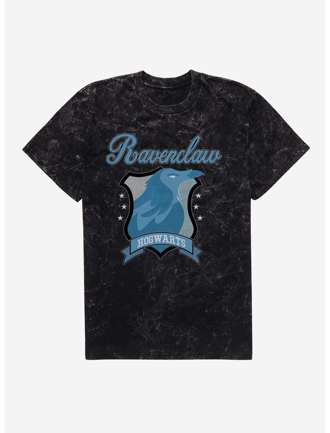 Harry Potter Team Spirit Ravenclaw Mineral Wash T-Shirt, BLACK MINERAL WASH, hi-res