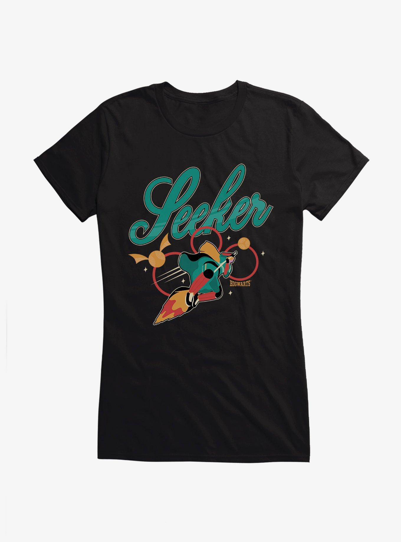 Harry Potter Team Spirit Hogwarts Seeker Girls T-Shirt, BLACK, hi-res
