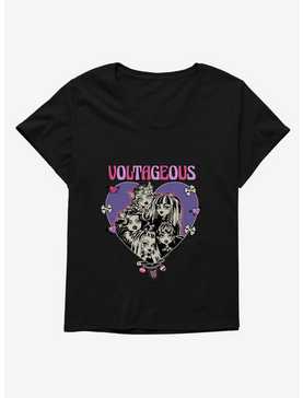 Monster High Voltageous Group Pose Womens T-Shirt Plus Size, , hi-res