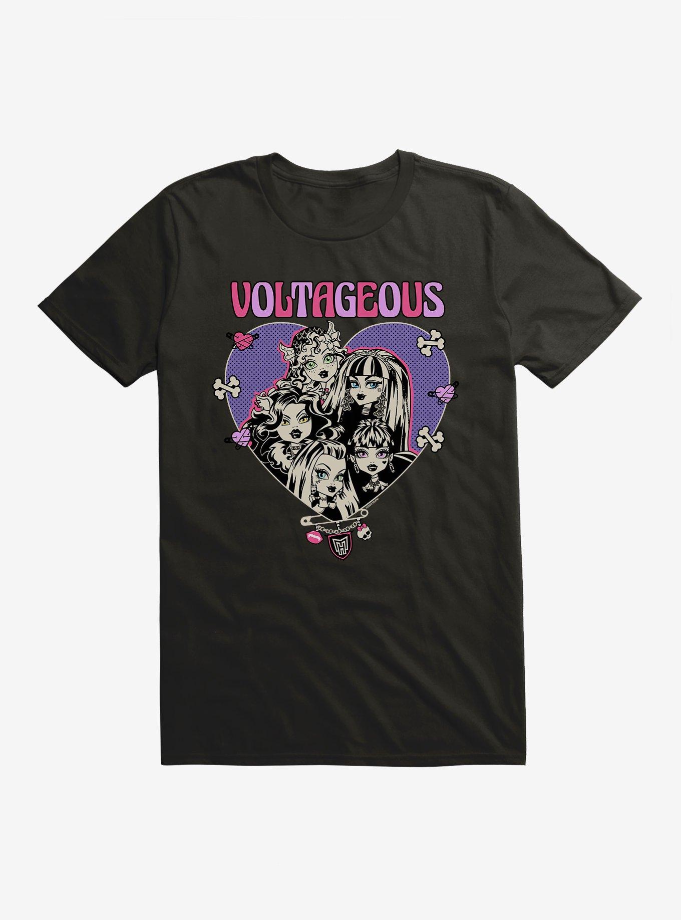 Monster High Voltageous Group Pose T-Shirt, BLACK, hi-res