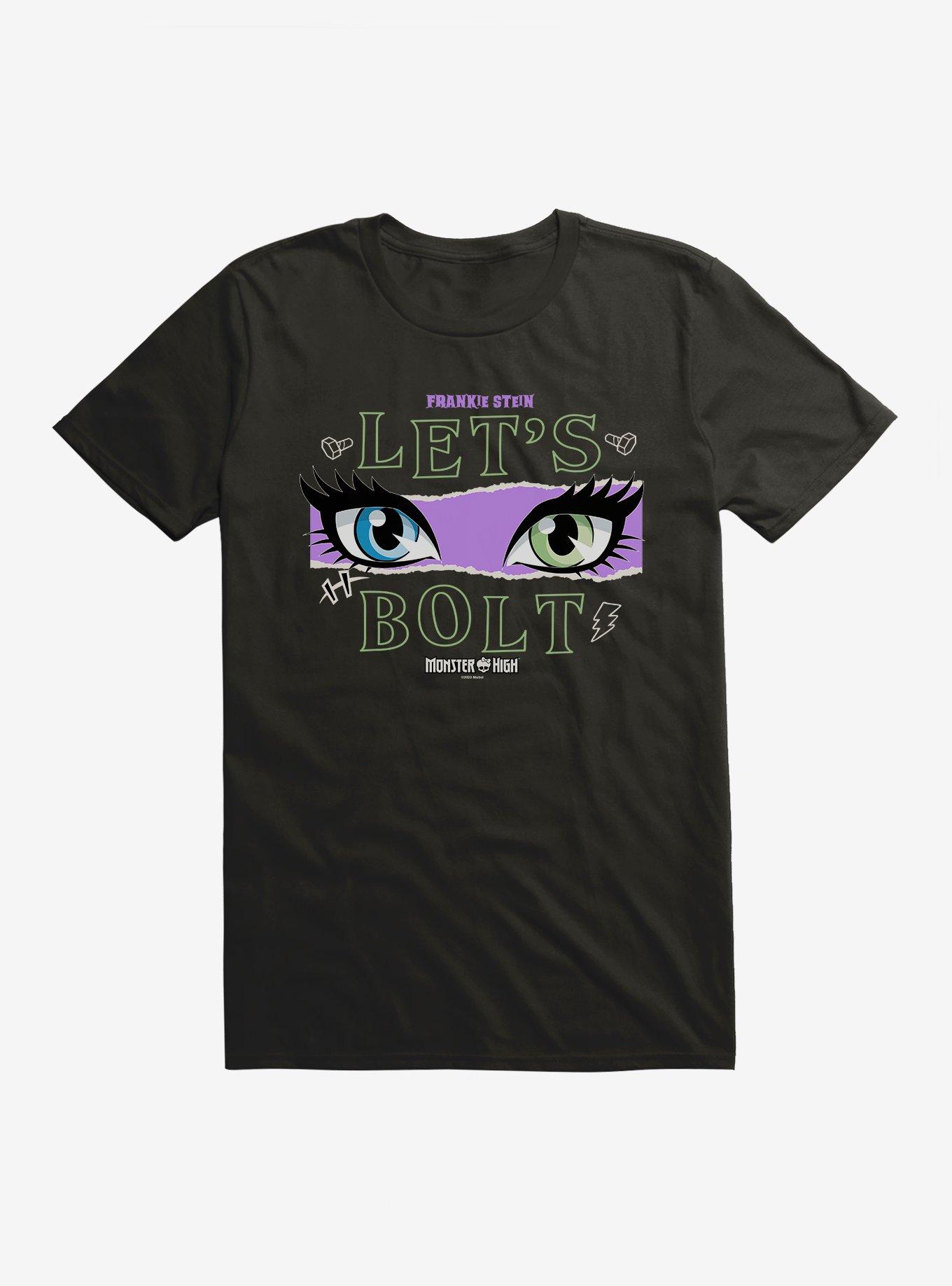 Monster High Frankie Stein Let's Bolt T-Shirt, BLACK, hi-res