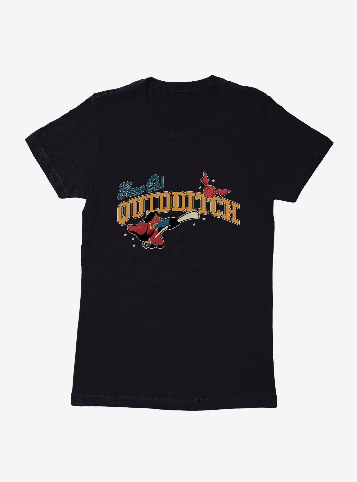 Harry Potter Team Spirit Game On Quidditch Womens T-Shirt, BLACK, hi-res