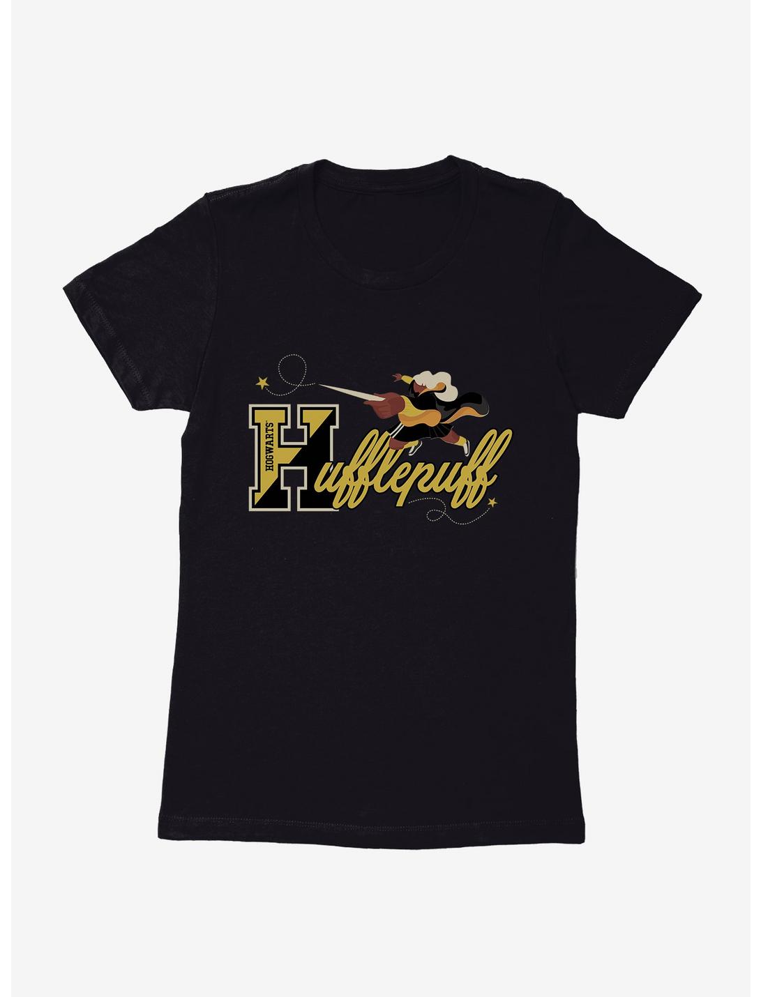 Harry Potter Team Spirit Hufflepuff Magic Womens T-Shirt, BLACK, hi-res