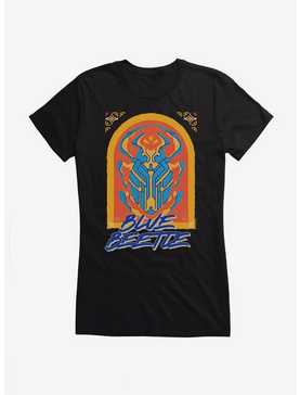 Blue Beetle Scarab Tile Girls T-Shirt, , hi-res