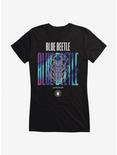 Blue Beetle Scarab Outline Girls T-Shirt, , hi-res