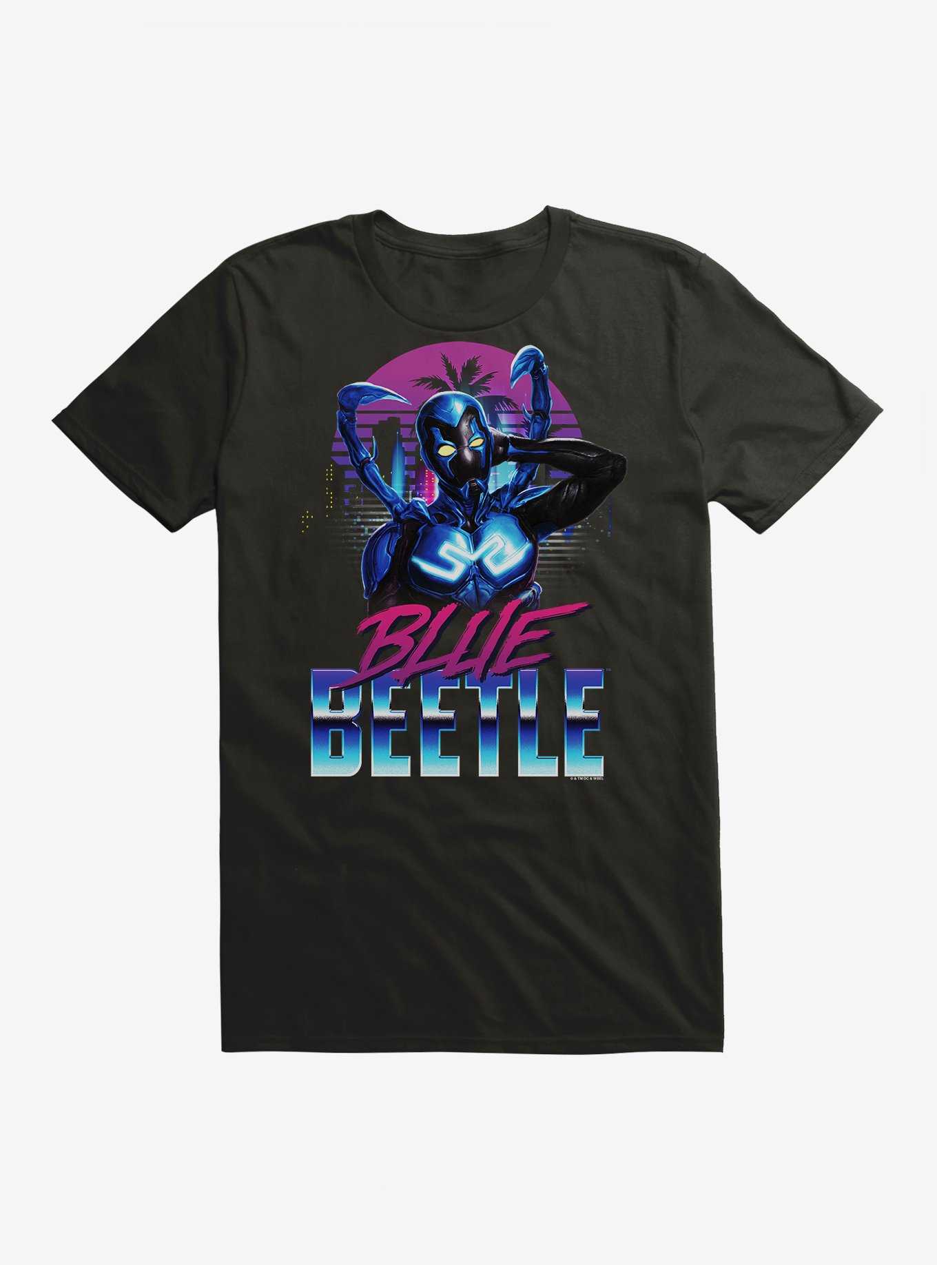 Blue Beetle Palmera City Sunset T-Shirt, , hi-res