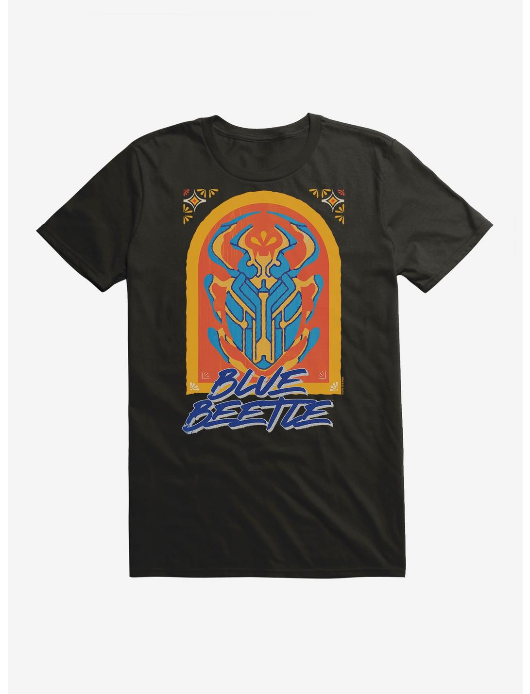 Blue Beetle Scarab Tile T-Shirt, , hi-res