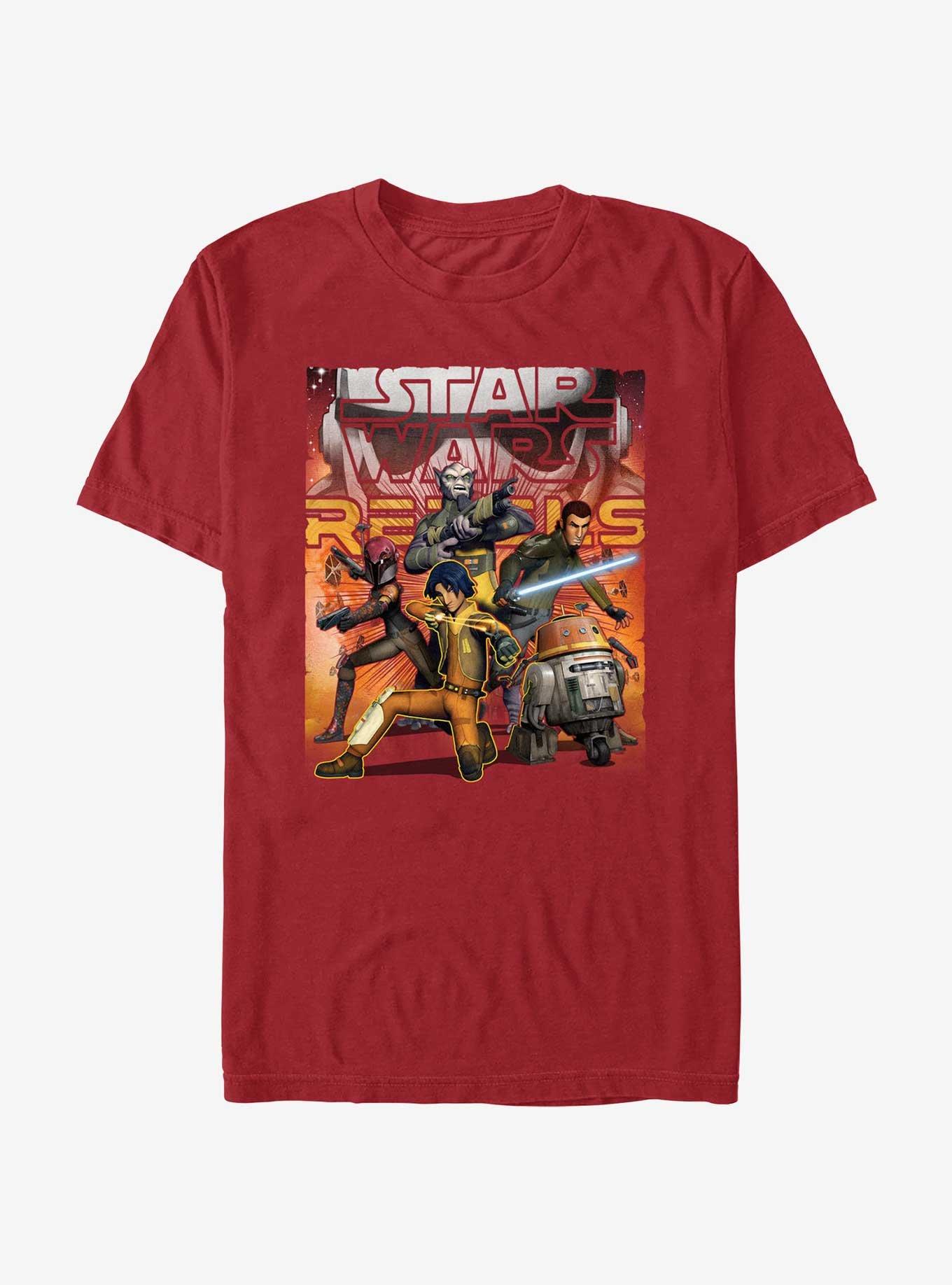 Star Wars: Rebels Afterburn T-Shirt, CARDINAL, hi-res