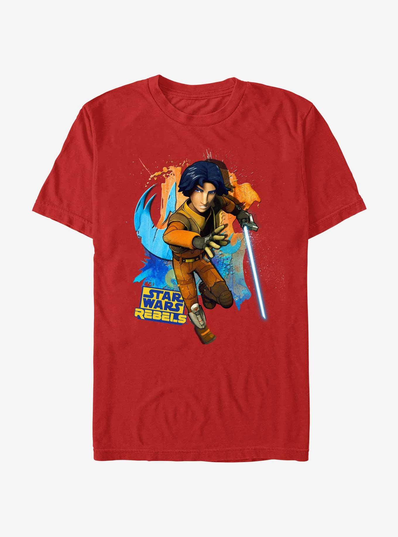 Star Wars: Rebels Ezra T-Shirt, RED, hi-res