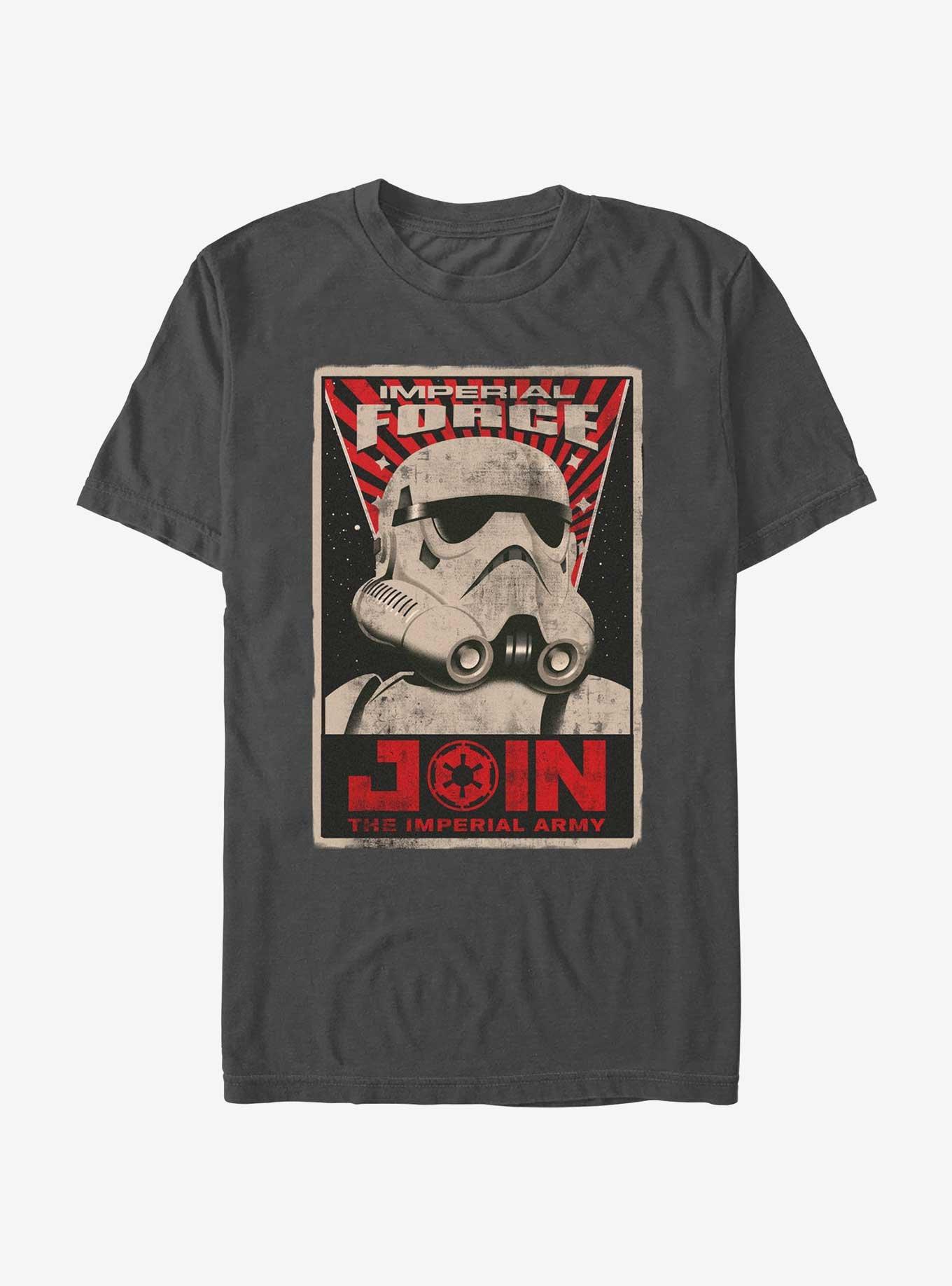 Star Wars: Rebels Join The Imperial Force Army Poster T-Shirt Hot Topic Web Exclusive, , hi-res