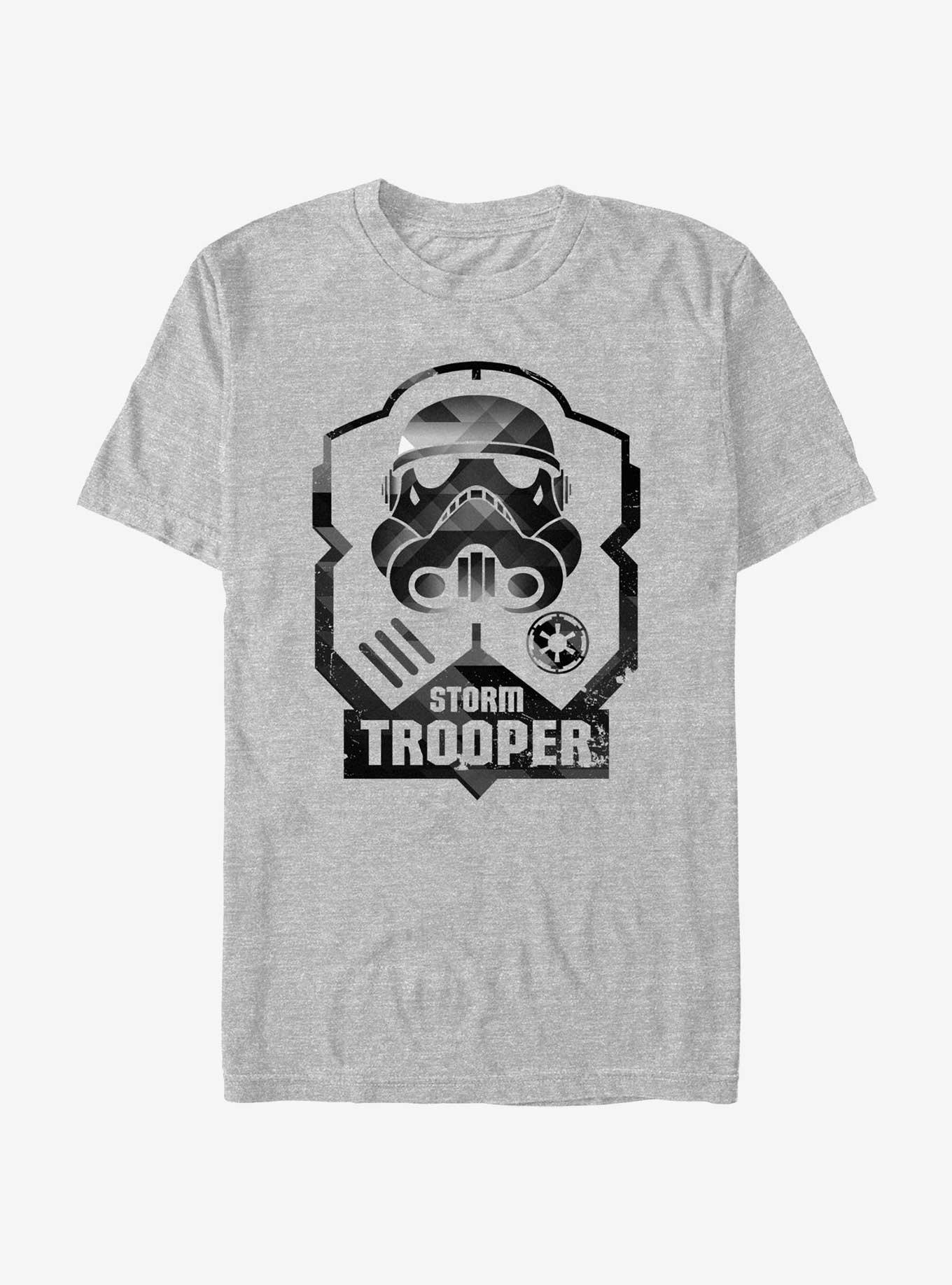 Star Wars: Rebels Storm Trooper Mosaic Badge T-Shirt, ATH HTR, hi-res