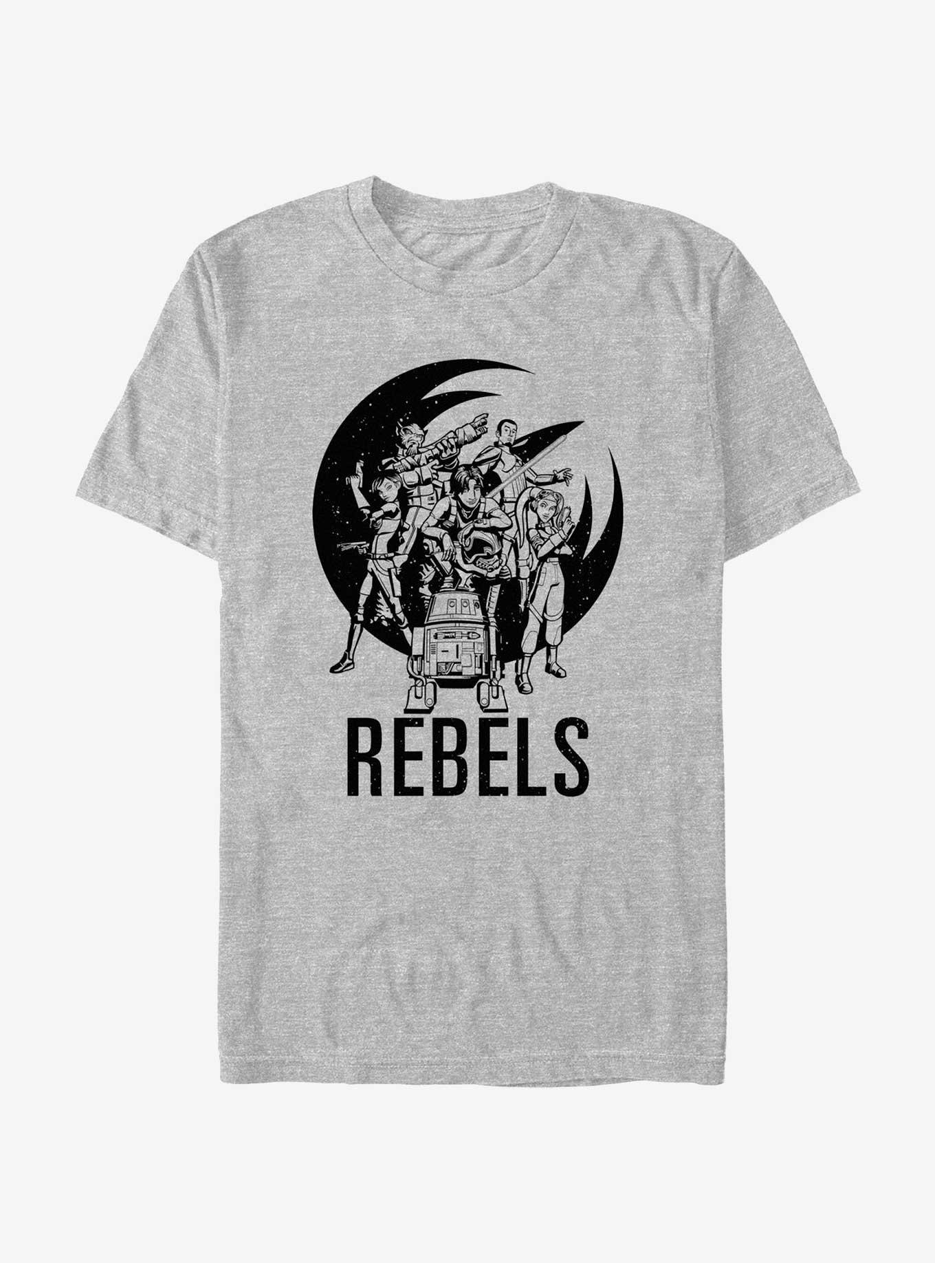 Star Wars: Rebels Rebel Crew T-Shirt, ATH HTR, hi-res