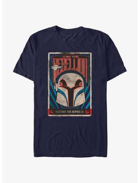 Star Wars: Rebels Join The Rebellion Restore The Republic Poster T-Shirt Hot Topic Web Exclusive, , hi-res