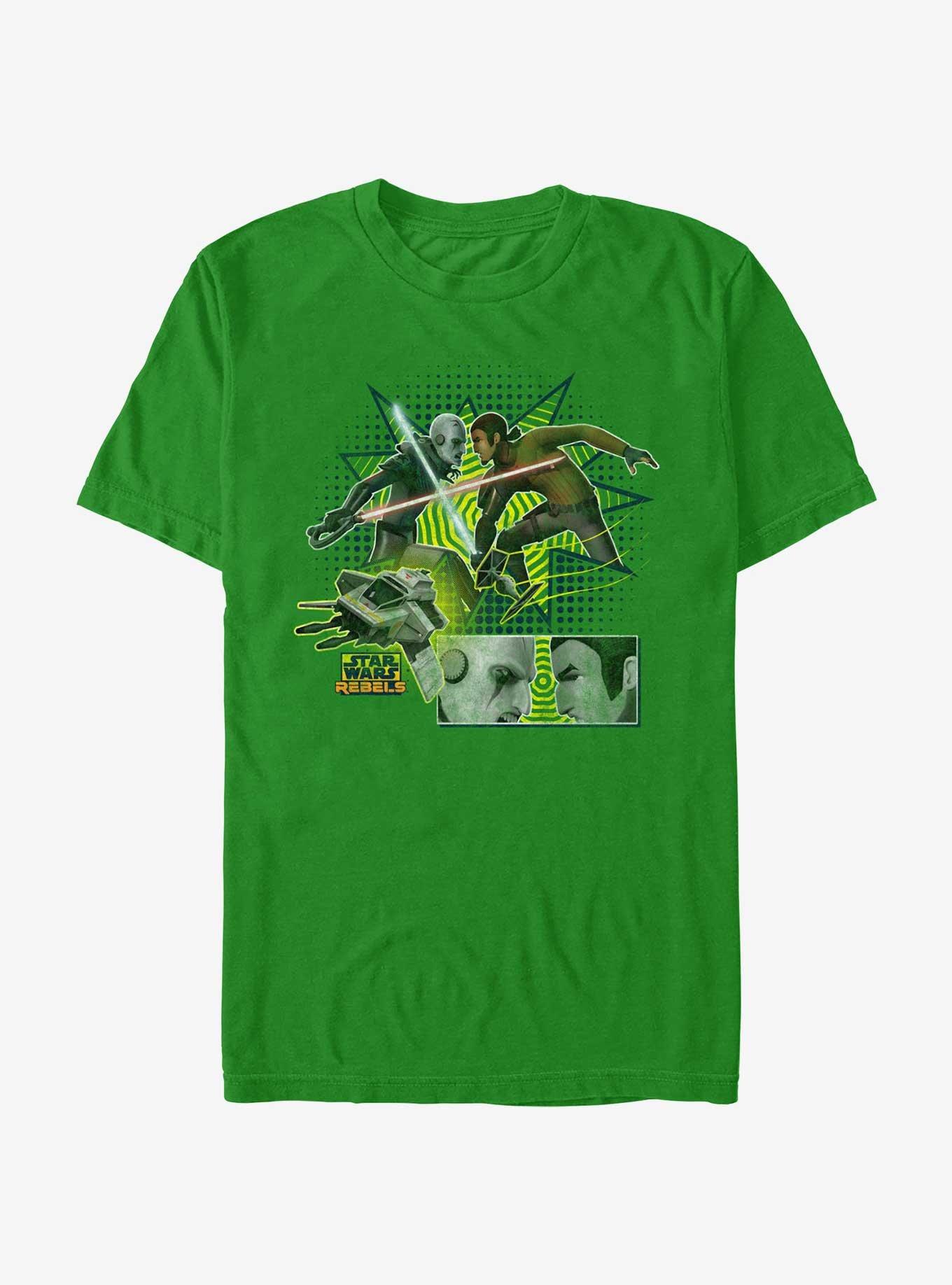 Star Wars: Rebels The Inquisitor vs Kanan Jarrus Saber Fight T-Shirt, , hi-res