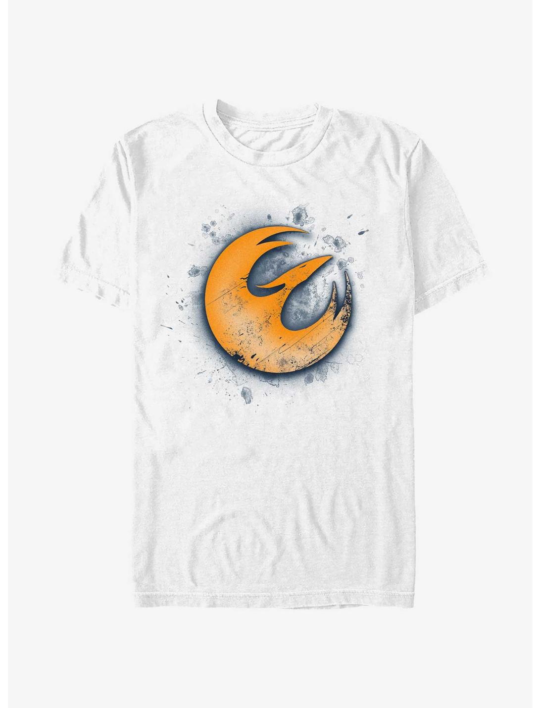 Star Wars: Rebels Rebel Alliance Starbird Logo T-Shirt, WHITE, hi-res