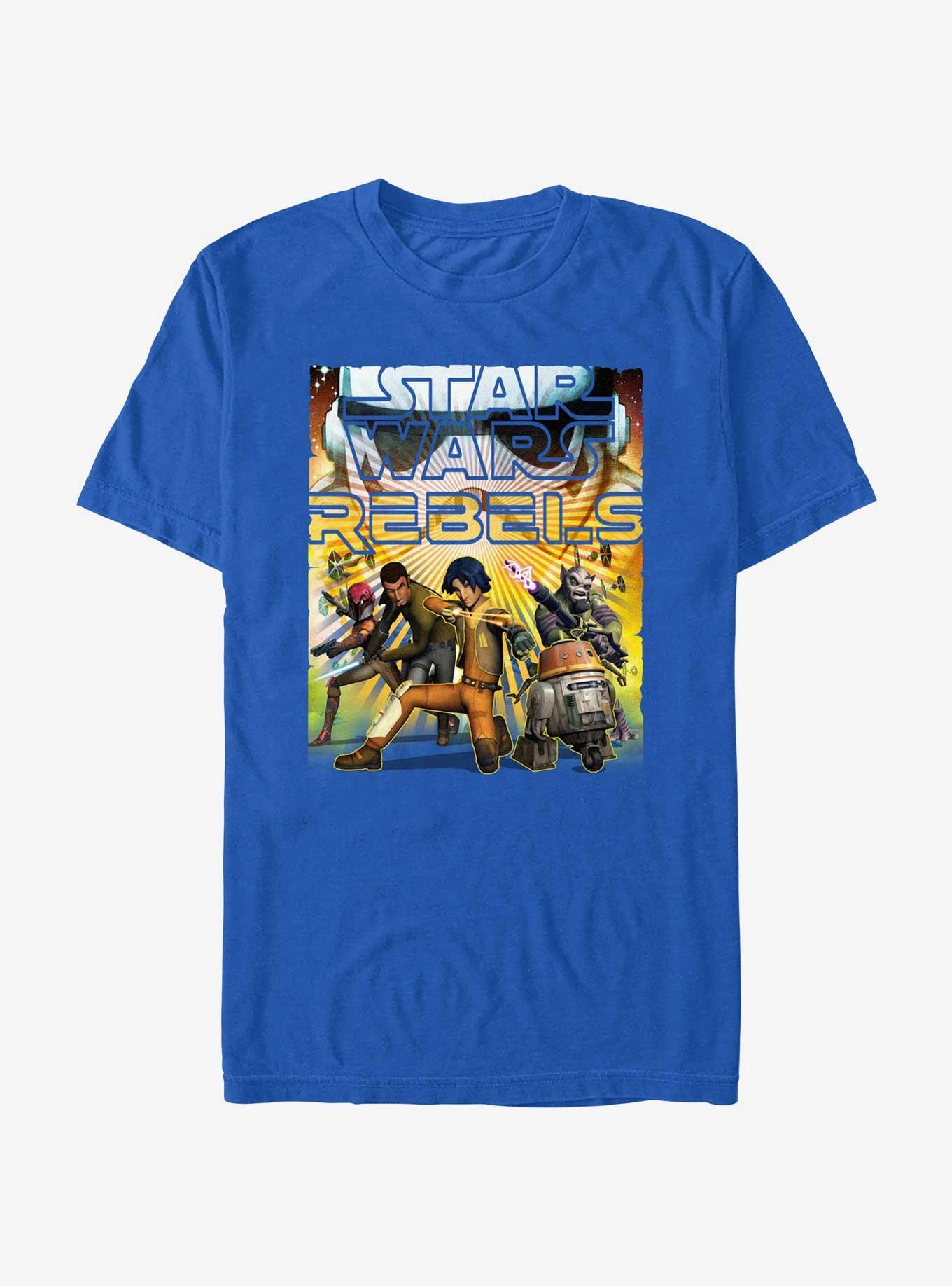 Star Wars: Rebels Encounter The Rebels T-Shirt, ROYAL, hi-res