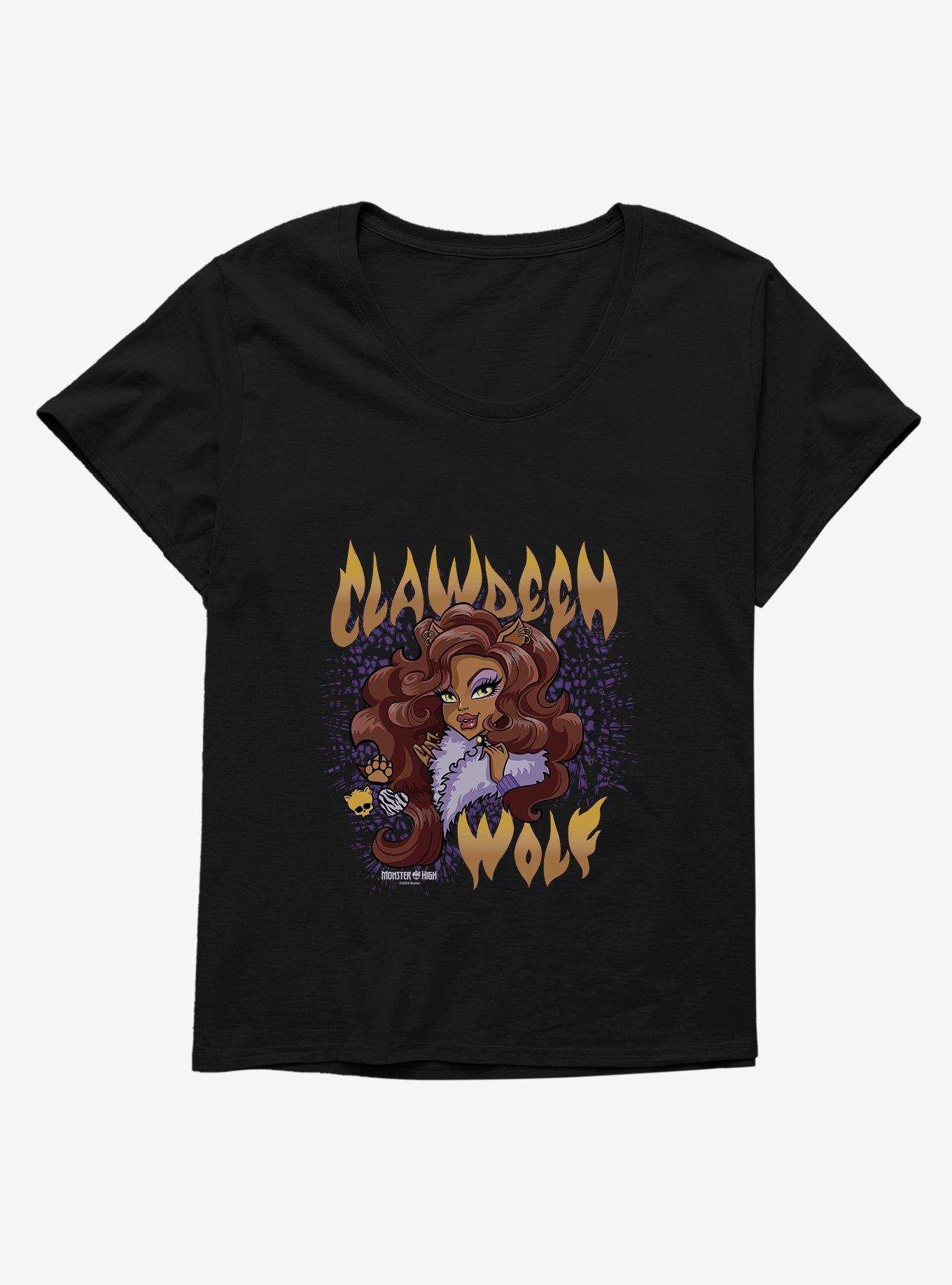 Monster High Clawdeen Wolf Glam Womens T-Shirt Plus Size, , hi-res