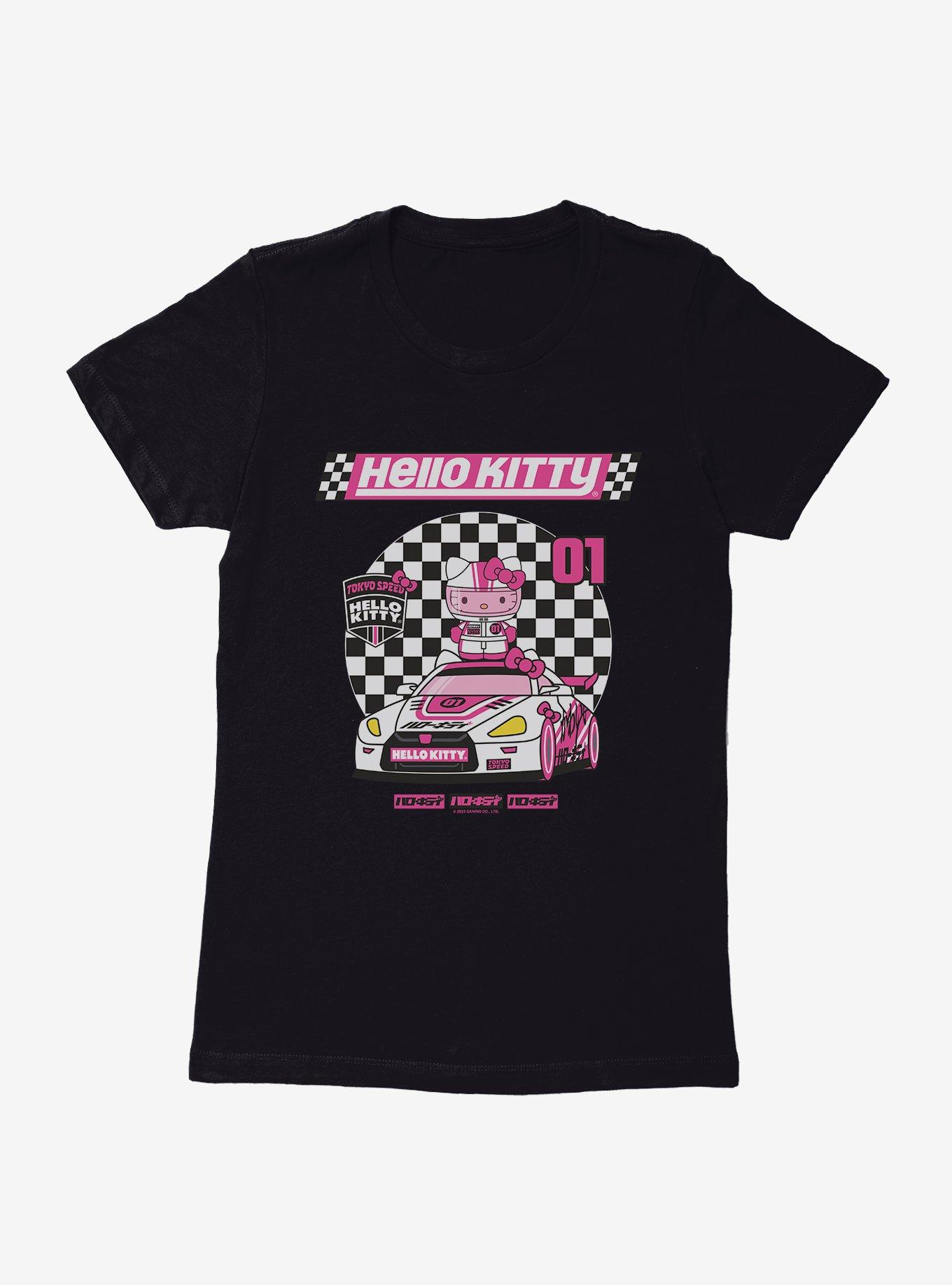 Hello Kitty And Friends Hello Kitty Race Car Tokyo Speed Womens T-Shirt, , hi-res