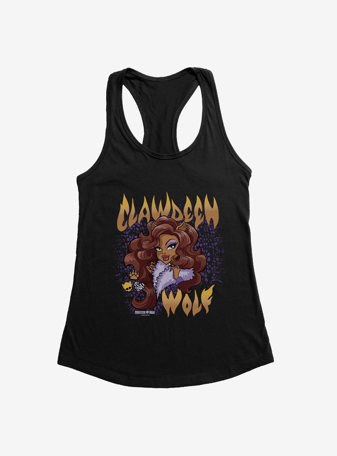 Monster High Clawdeen Wolf Glam Womens Tank Top, , hi-res