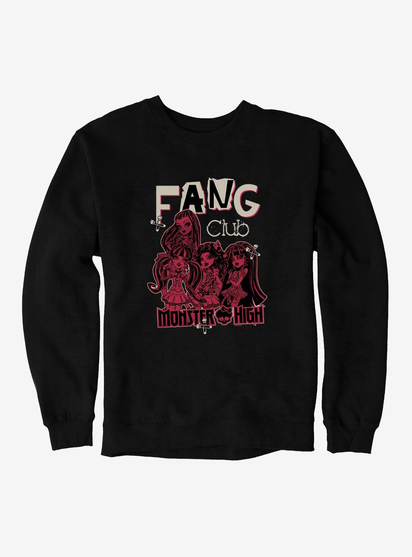 Monster High Fang Club Group Sweatshirt, BLACK, hi-res
