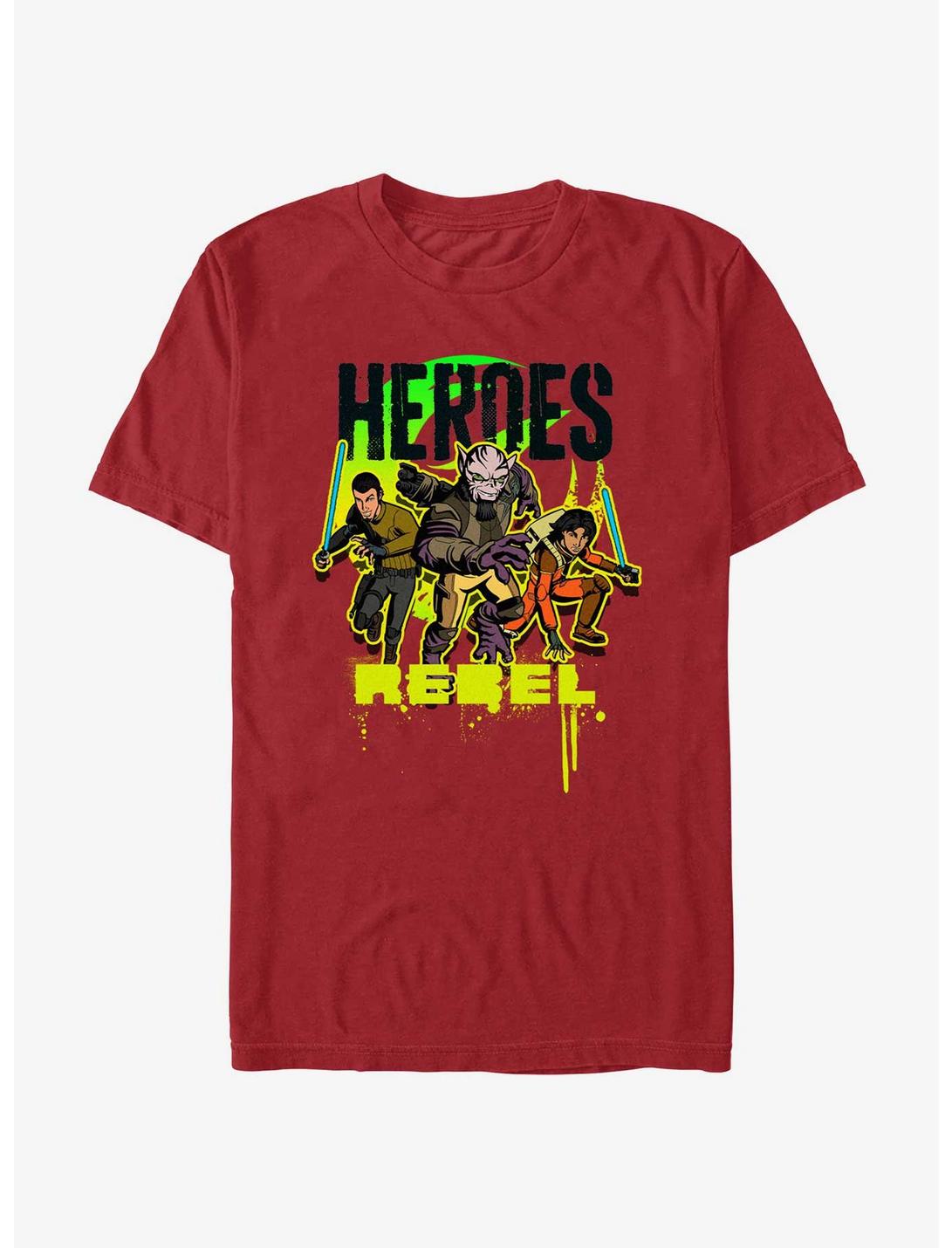 Star Wars: Rebels Heroes Rebel T-Shirt, CARDINAL, hi-res