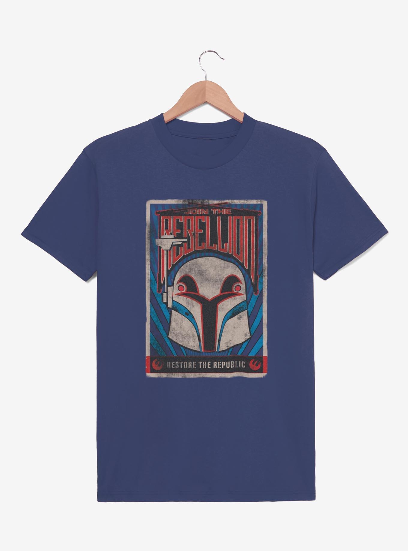 Star Wars: Rebels Join The Rebellion Restore The Republic Poster T-Shirt BoxLunch Web Exclusive