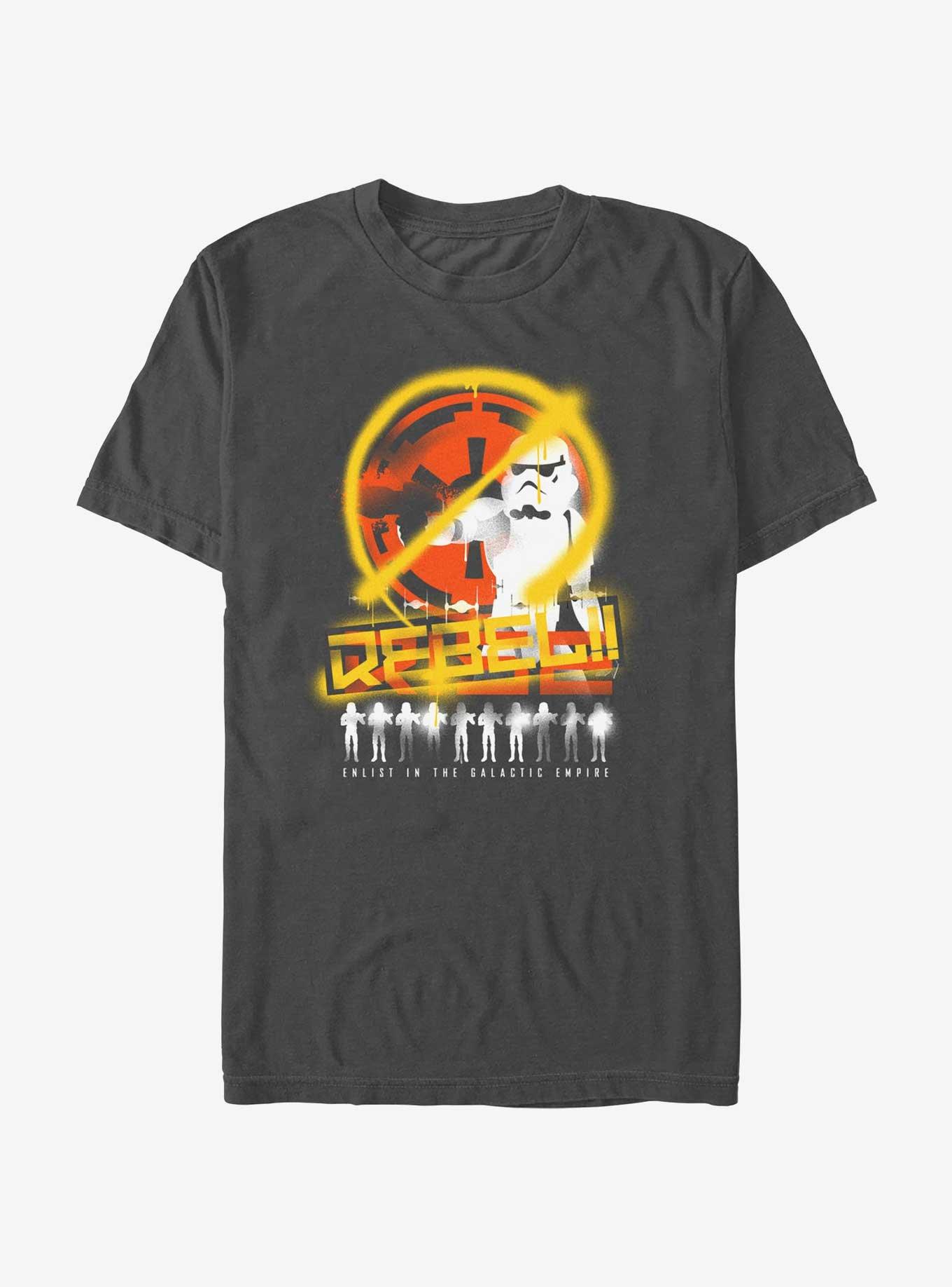 Star Wars: Rebels Do Not Rise T-Shirt, CHARCOAL, hi-res