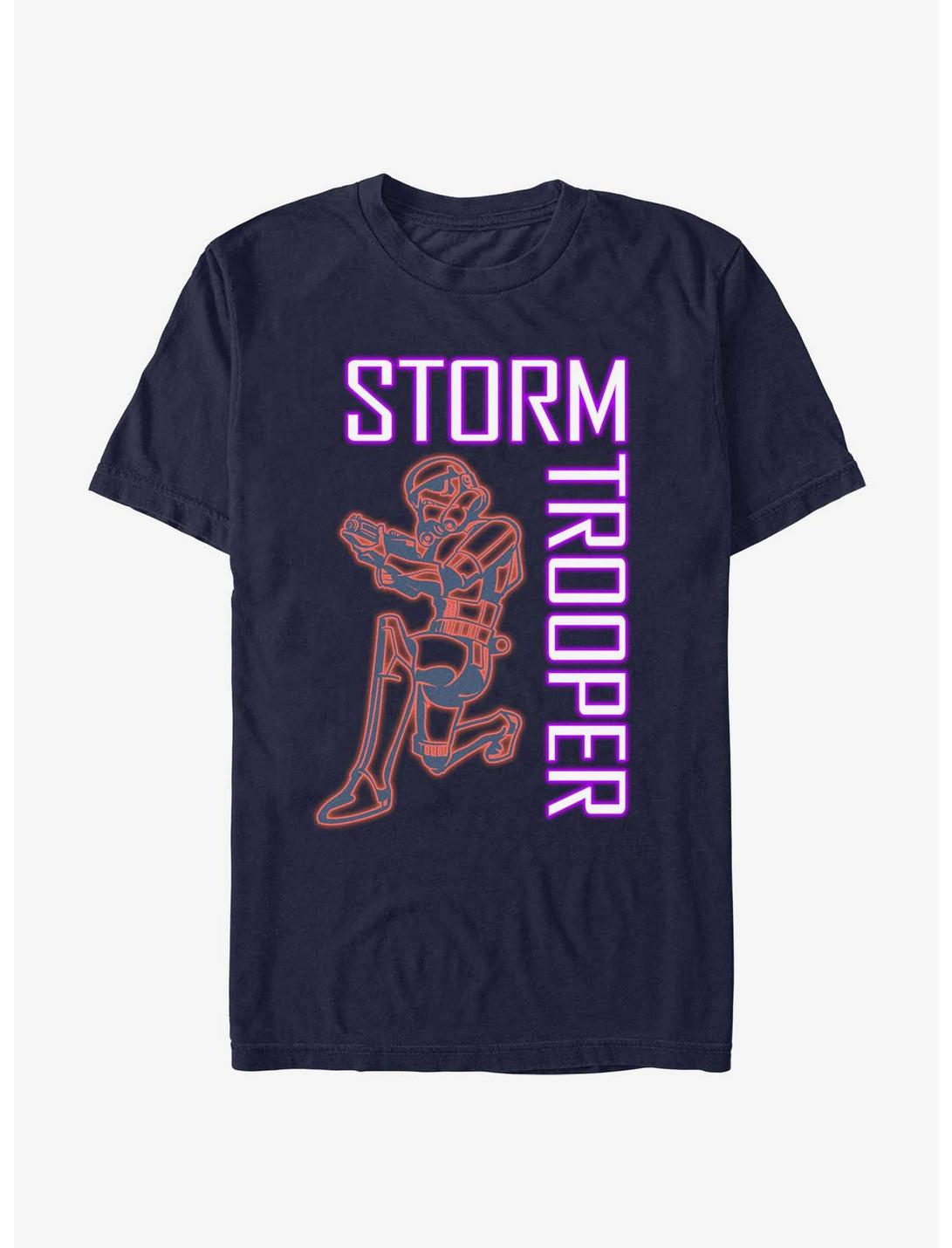Star Wars: Rebels Neon Storm Trooper T-Shirt, NAVY, hi-res