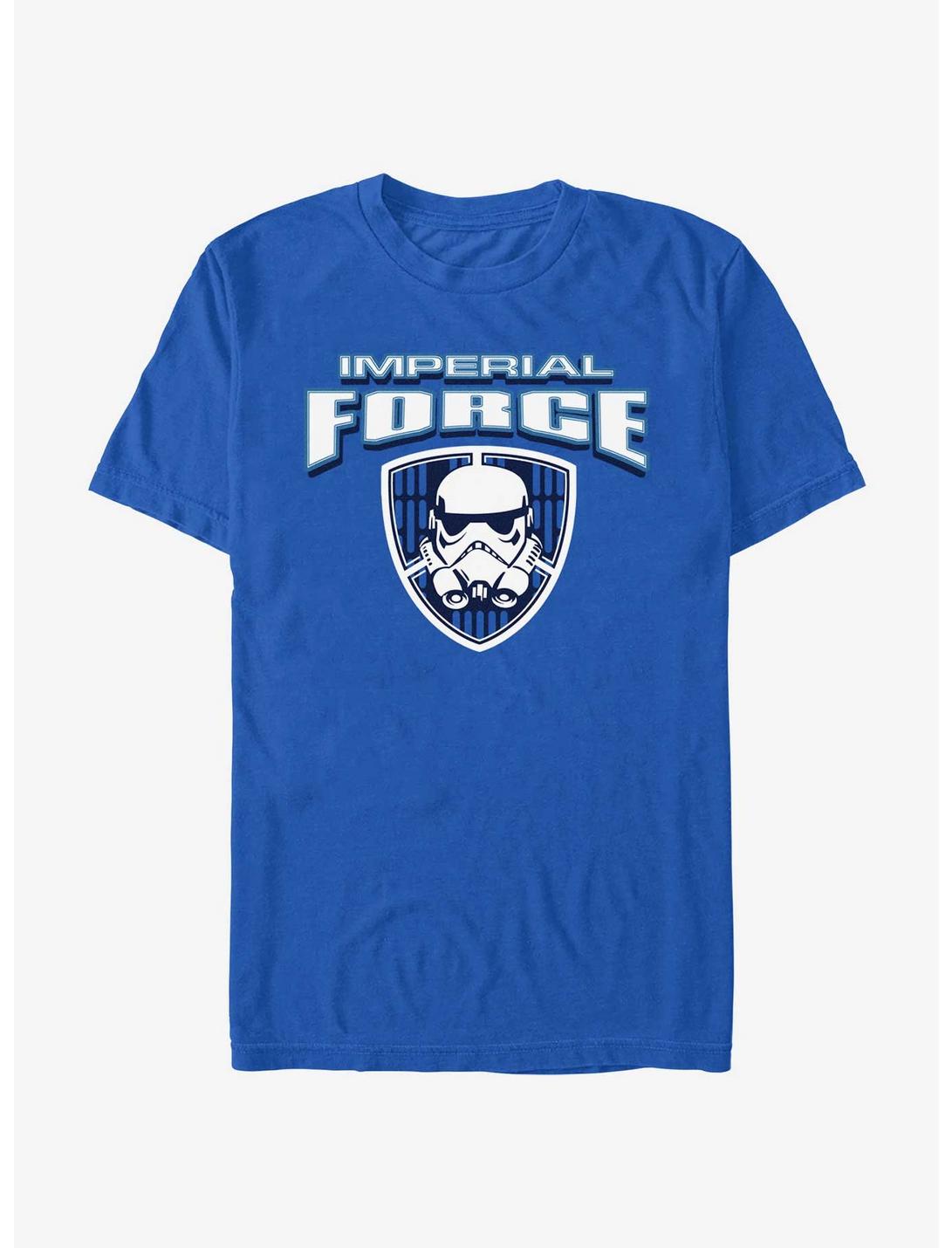 Star Wars: Rebels Imperial Force Storm Trooper Shield T-Shirt, ROYAL, hi-res