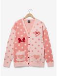 Disney Minnie Mouse Polka Dot Women's Plus Size Cardigan - BoxLunch Exclusive, PINK, hi-res
