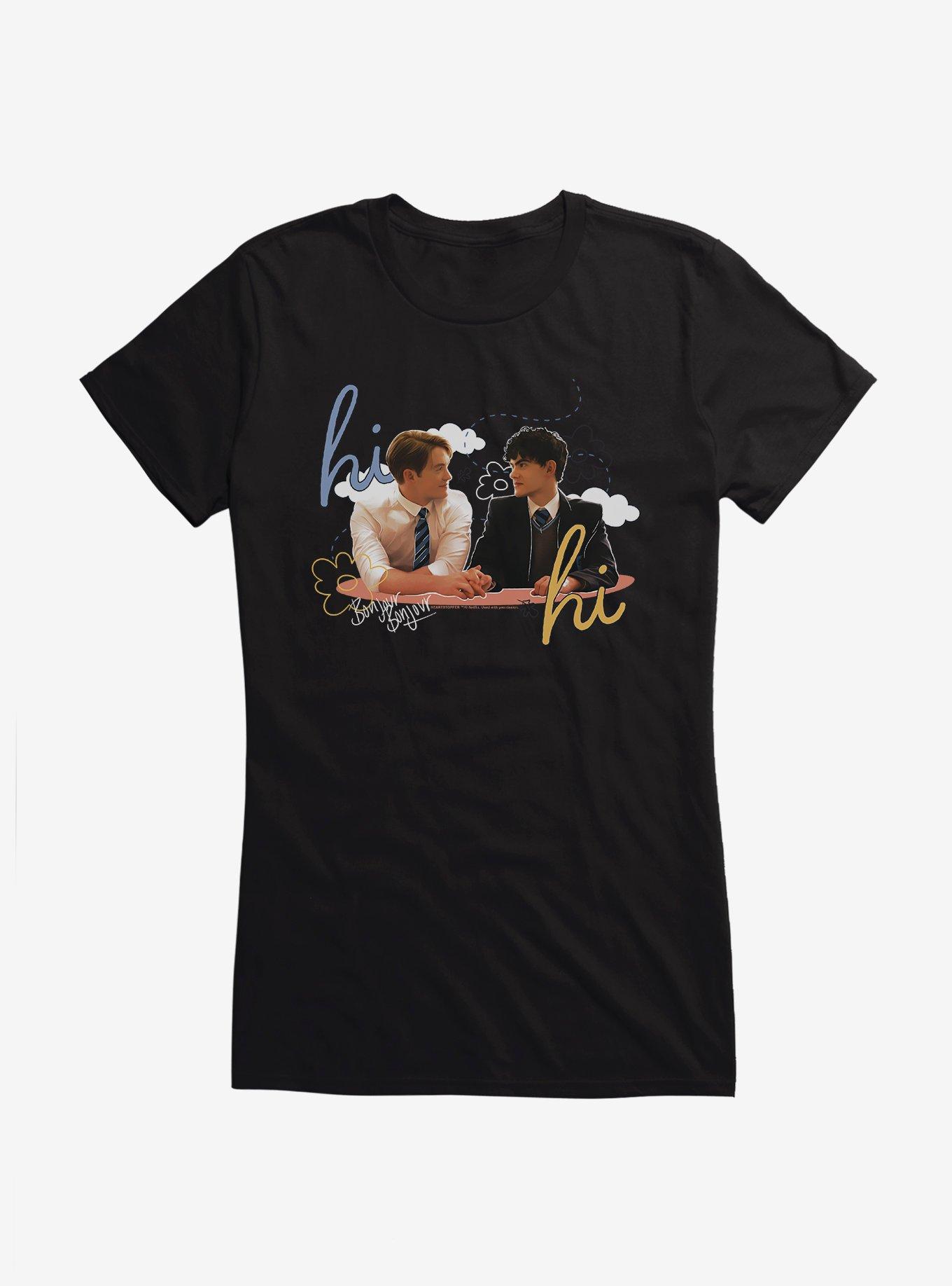 Heartstopper Hi Charlie And Nick Girls T-Shirt