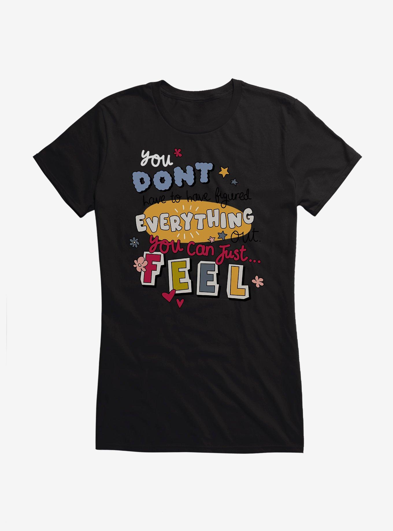 Heartstopper You Can Just Feel Girls T-Shirt