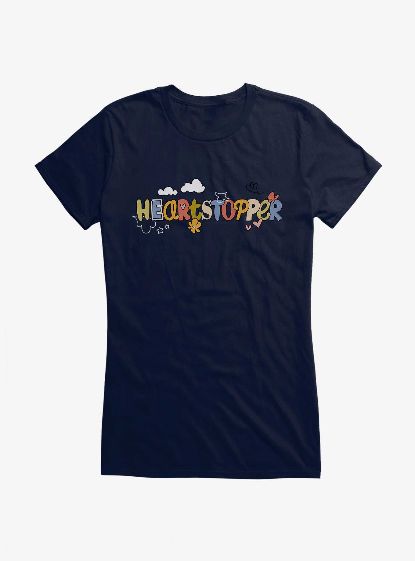 Heartstopper Doodle Title Girls T-Shirt, , hi-res