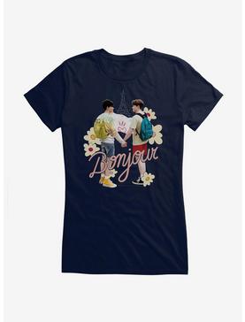 Heartstopper Bonjour Handhold Girls T-Shirt, , hi-res