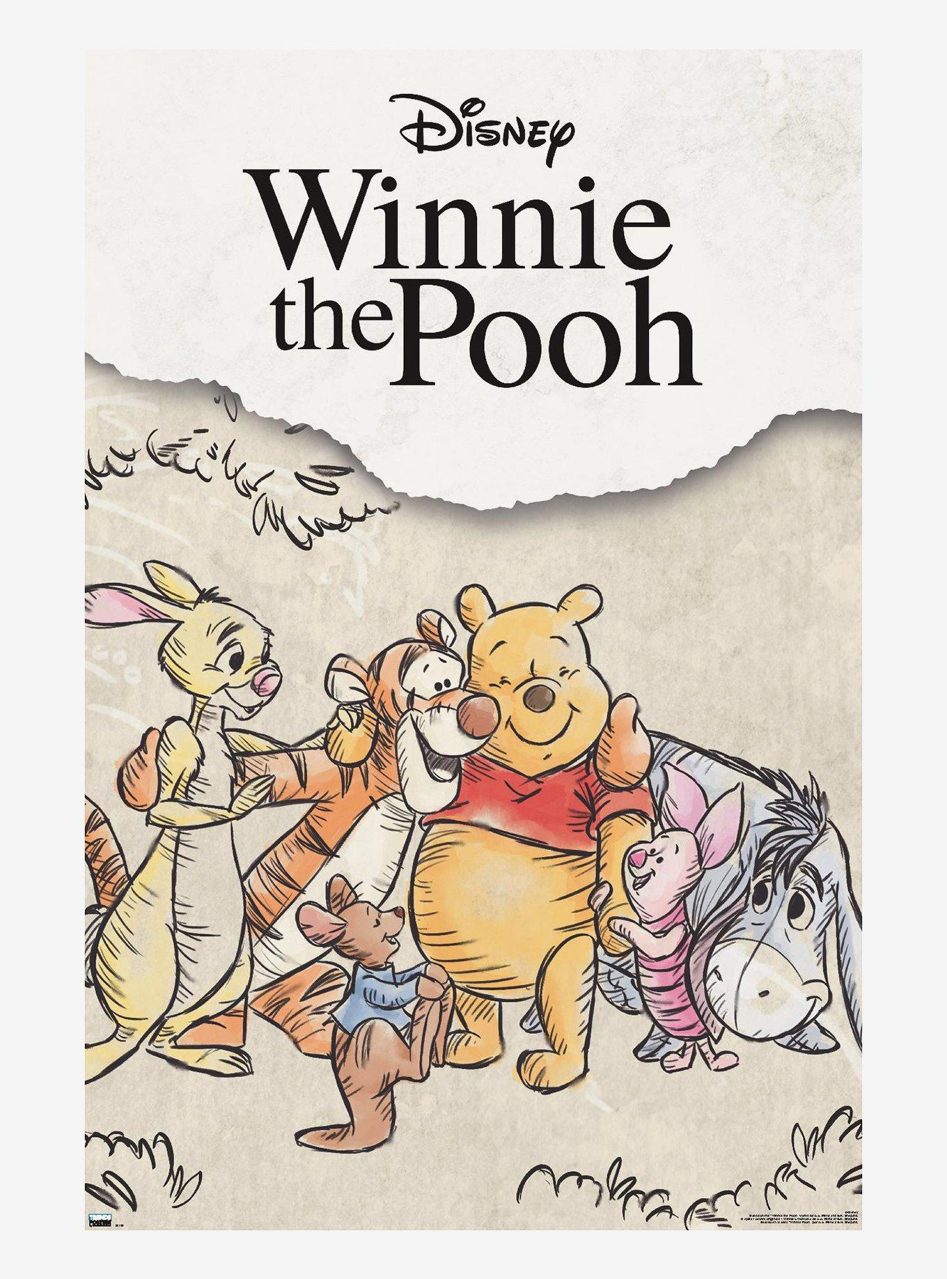 Disney Winnie The Pooh Sketch Poster, , hi-res