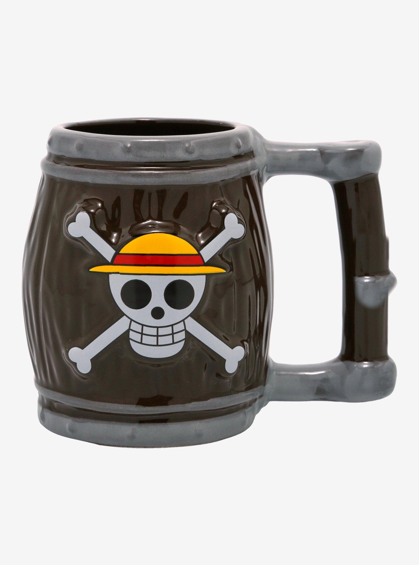 One Piece Straw Hat Pirates Barrel Mug, , hi-res