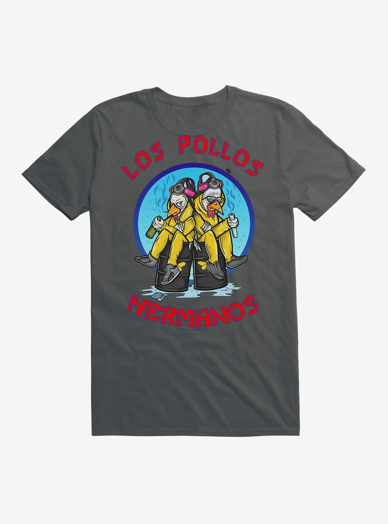 Breaking Bad Los Pollos Hermanos Cooks T-Shirt, CHARCOAL, hi-res