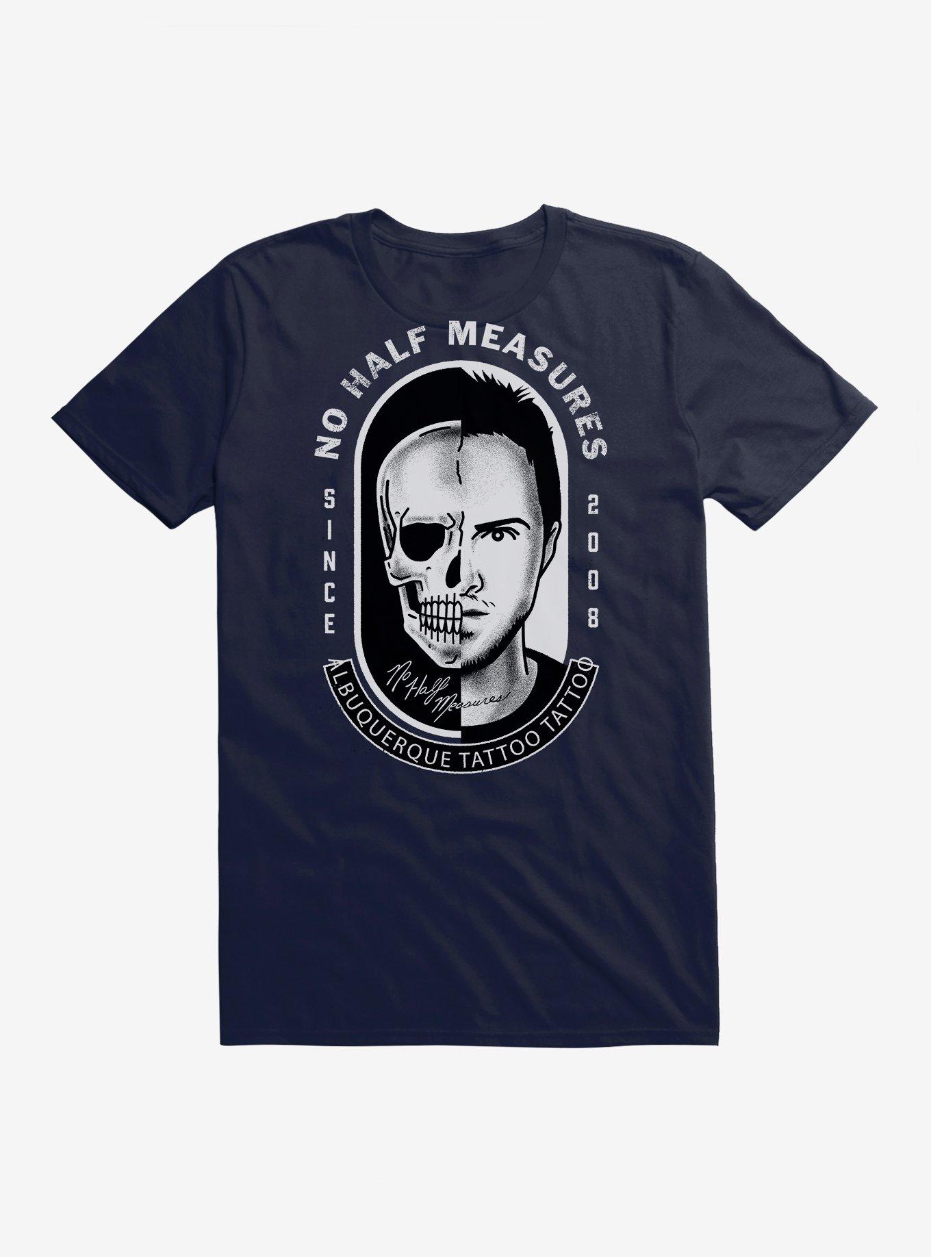 Breaking Bad No Half Measures T-Shirt, NAVY, hi-res