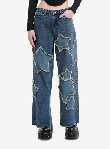 【DISCERNMENT】Star Flap Denim Jeans 30846355_hi?h=512