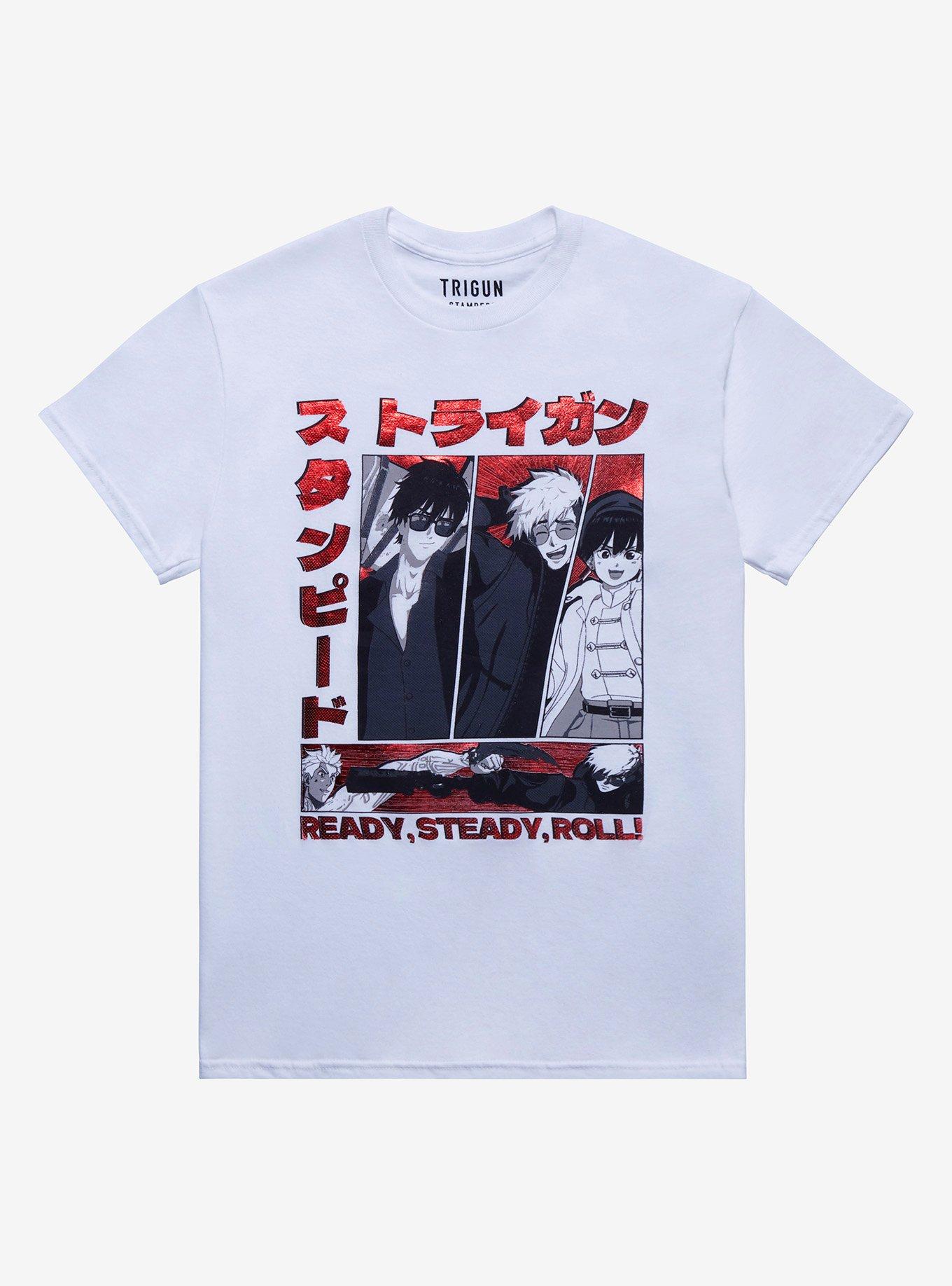 Trigun Stampede Character Panels T-Shirt, MULTI, hi-res