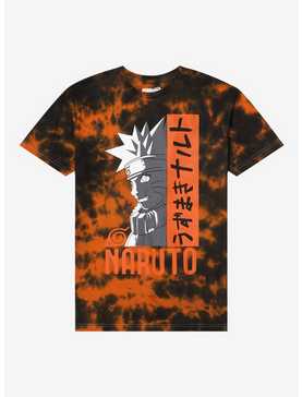 Naruto Shippuden Shadow Orange Tie-Dye T-Shirt, , hi-res