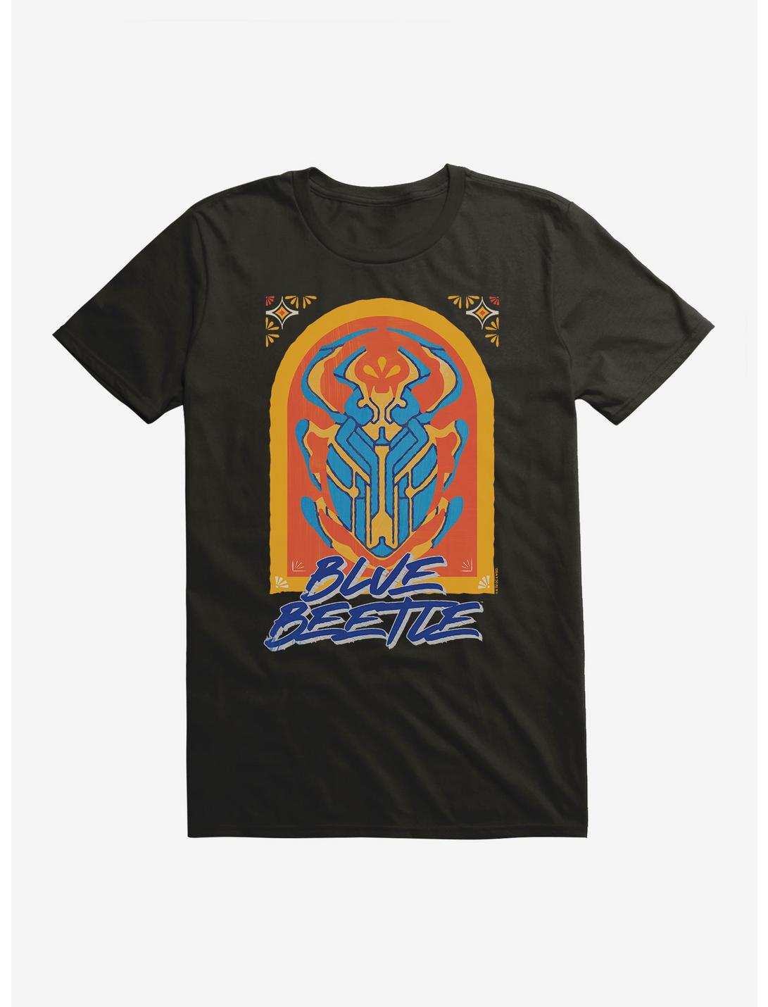 Blue Beetle Scarab Tile T-Shirt, , hi-res