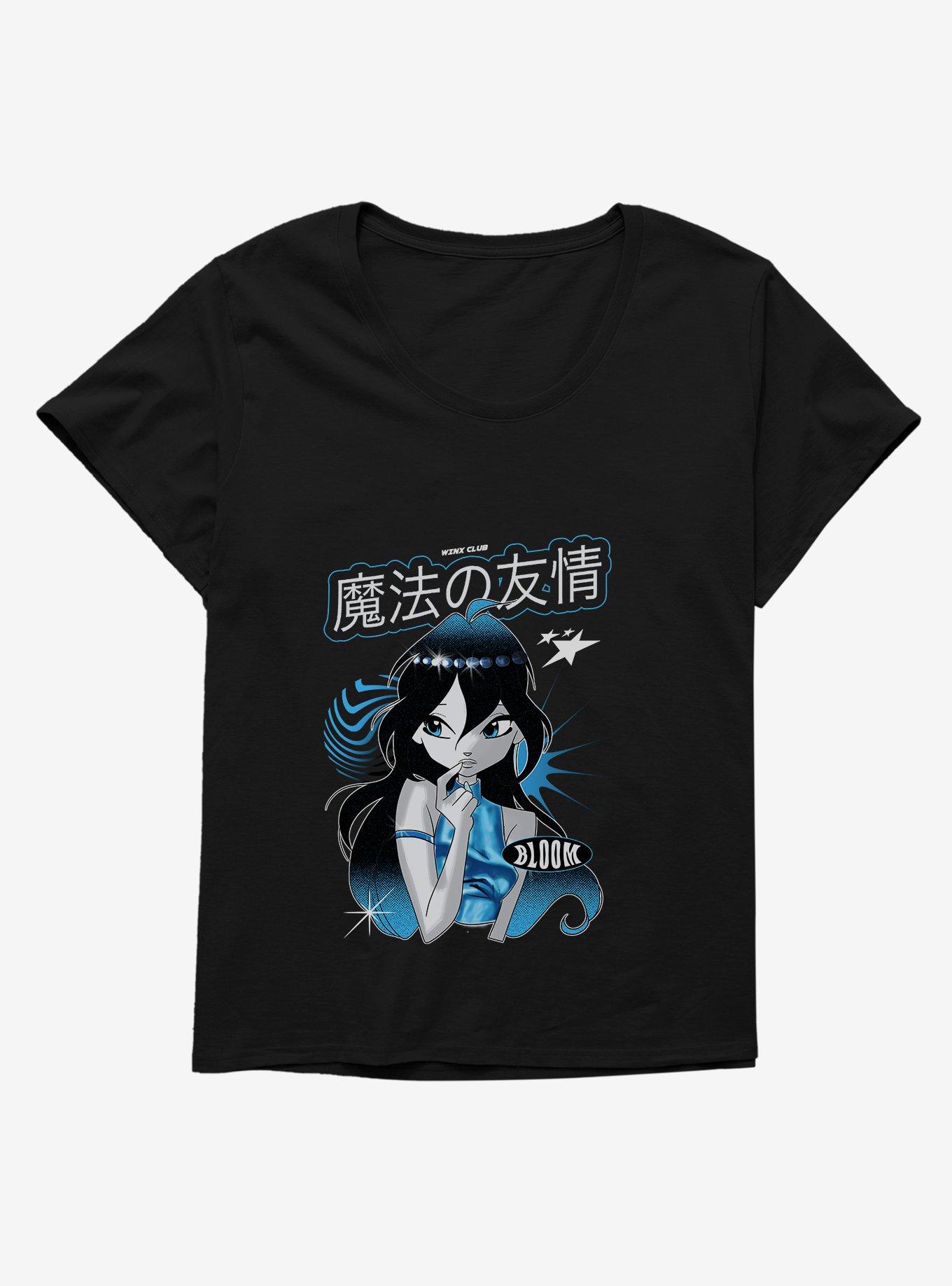 Winx Club Bloom Womens T-Shirt Plus Size, BLACK, hi-res