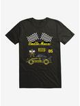 Hello Kitty And Friends Badtz-Maru Race Car Tokyo Speed T-Shirt, BLACK, hi-res