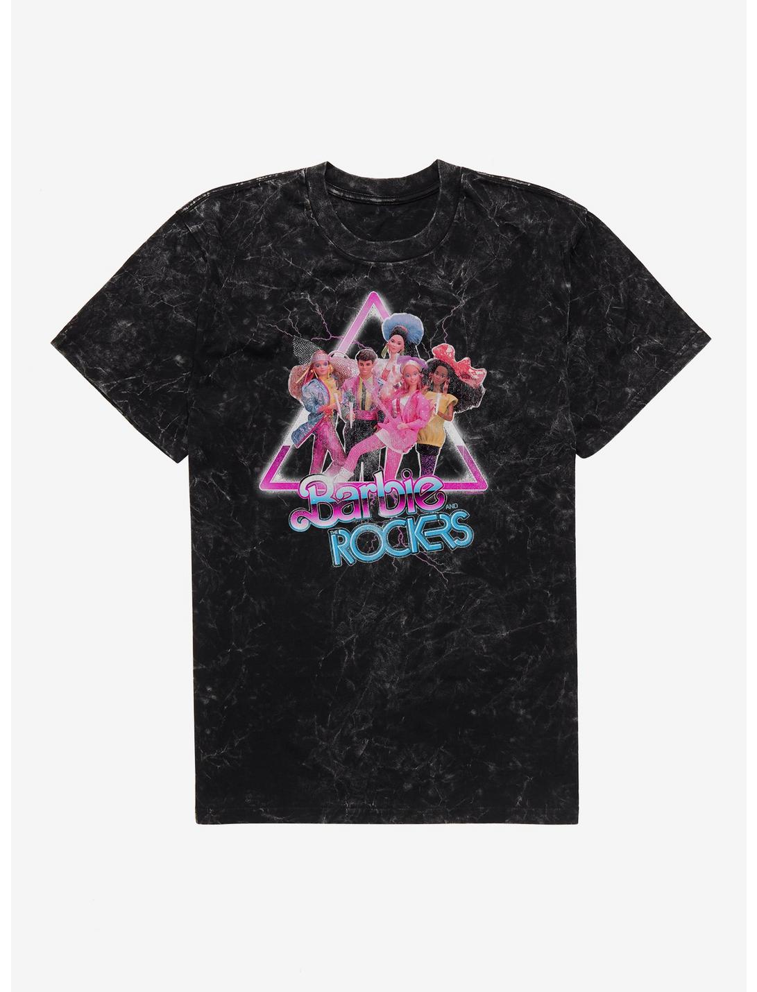 Barbie And The Rockers Eighties Glam Mineral Wash T-Shirt, BLACK MINERAL WASH, hi-res