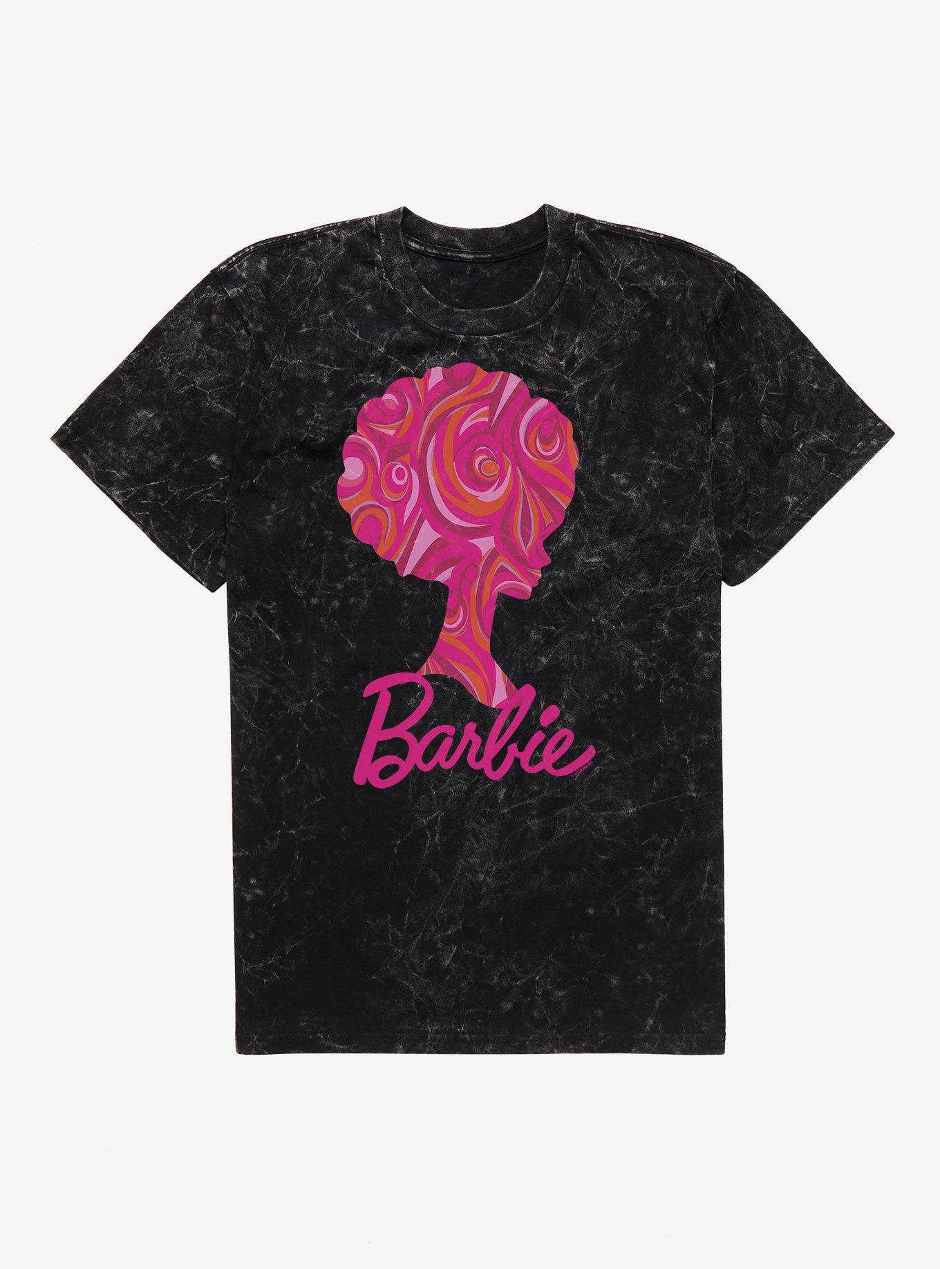 Barbie Pink Dream Mineral Wash T-Shirt, BLACK MINERAL WASH, hi-res