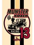 The Munsters Munster Koach Racing Poster, WHITE, hi-res